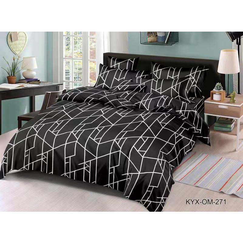 Sprei Homemade KAZAHI BLACK &quot;PREMIUM&quot; minimalis ukuran 90 100 120 140 160 180x200 &amp; 200