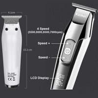 KEMEI 5027 ORIGINAL - ALAT MESIN CUKUR RAMBUT CAS TRIMMER KM5027 KM-5027 LCD DIGITAL