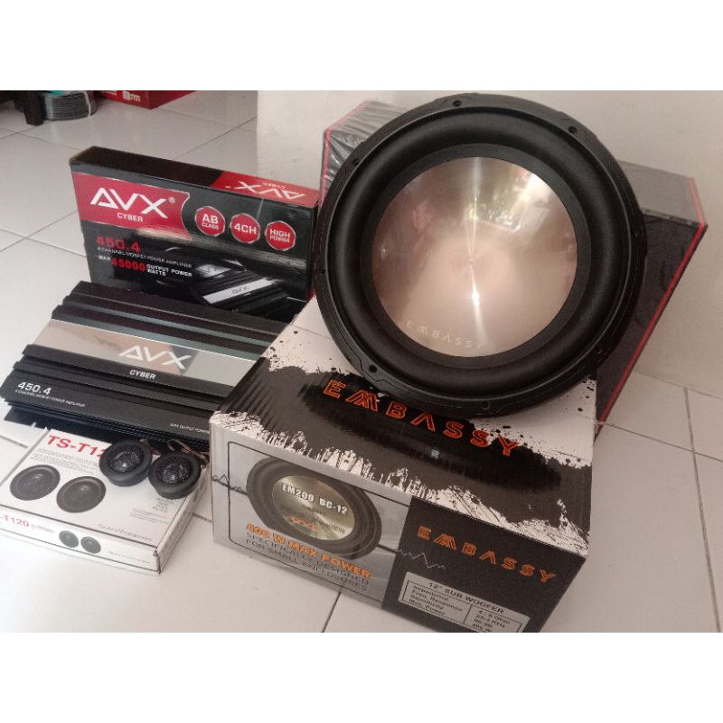 Paket Audio Mobil Embassy Badak