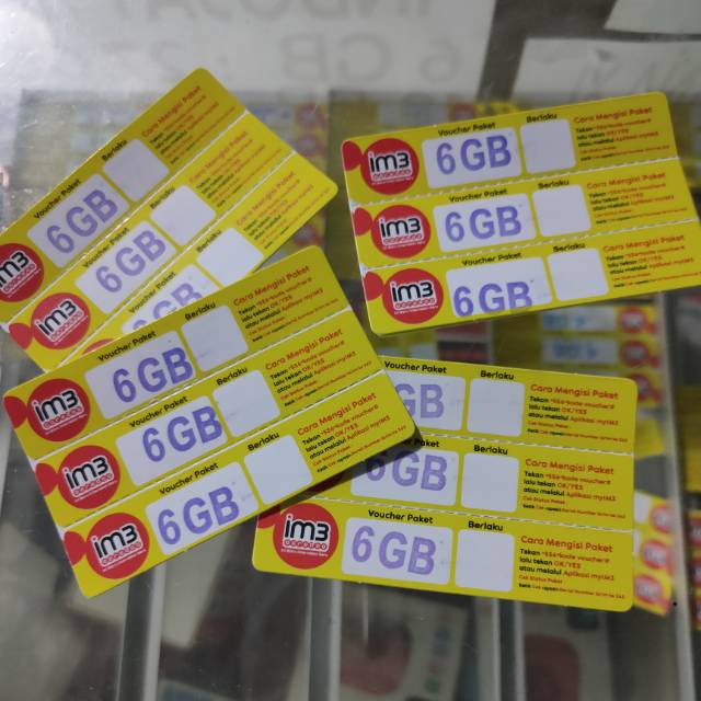 VOUCHER INDOSAT 6GB FREEDOM