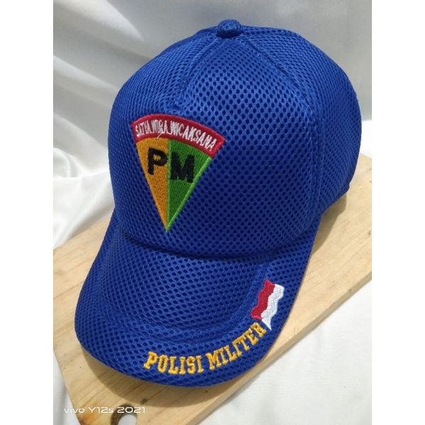 topi pm /topi polisi militer/topi jaring pm/topi polisi militer army