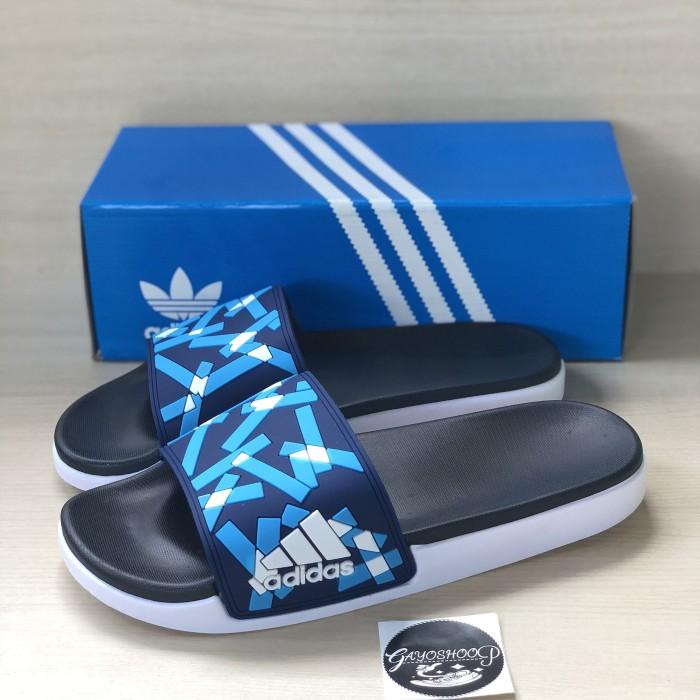 Sandal Adidas Adilette Slide On Blue import