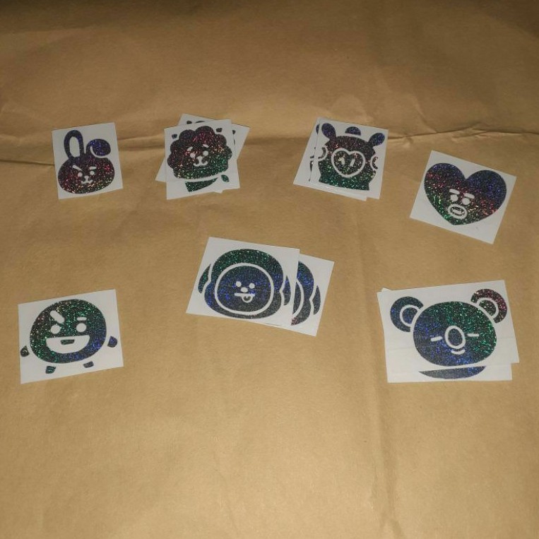 

Sticker Hologram BT21 BTS KPOP