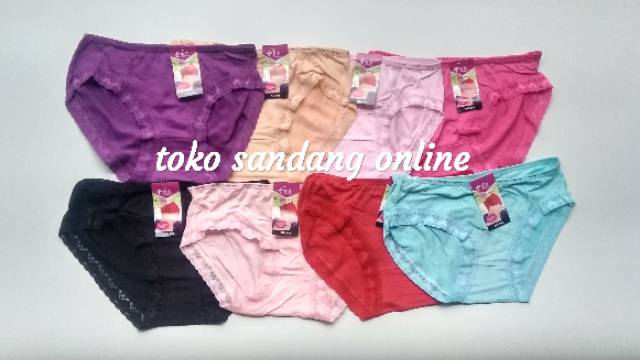 LUSINAN CD Celana Dalam Wanita Renda Nouveau 998