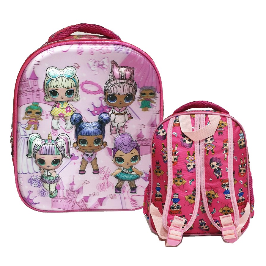 TERMURAH - TERBAIK Tas Anak Sekolah Ransel TK Motif Cantik 5D Timbul Hologram (kode 9219 - Tk)