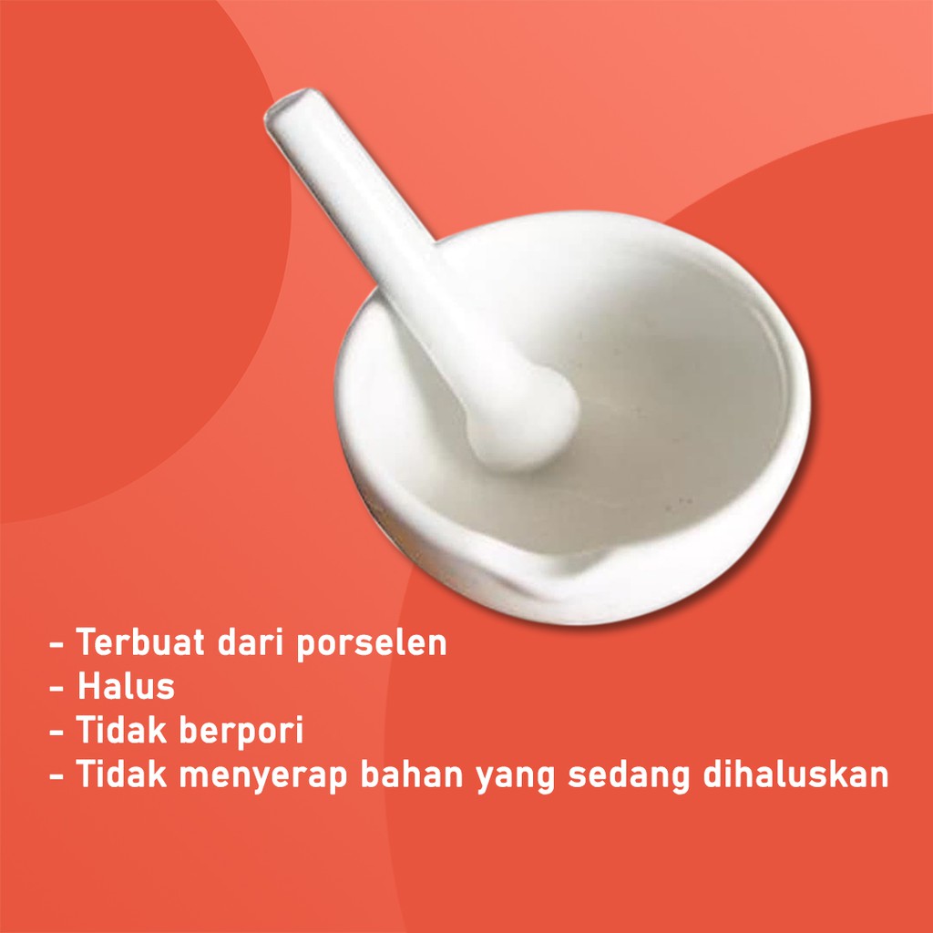 Nesco Mortar 16cm, pestle Lumpang Alat Penumbuk