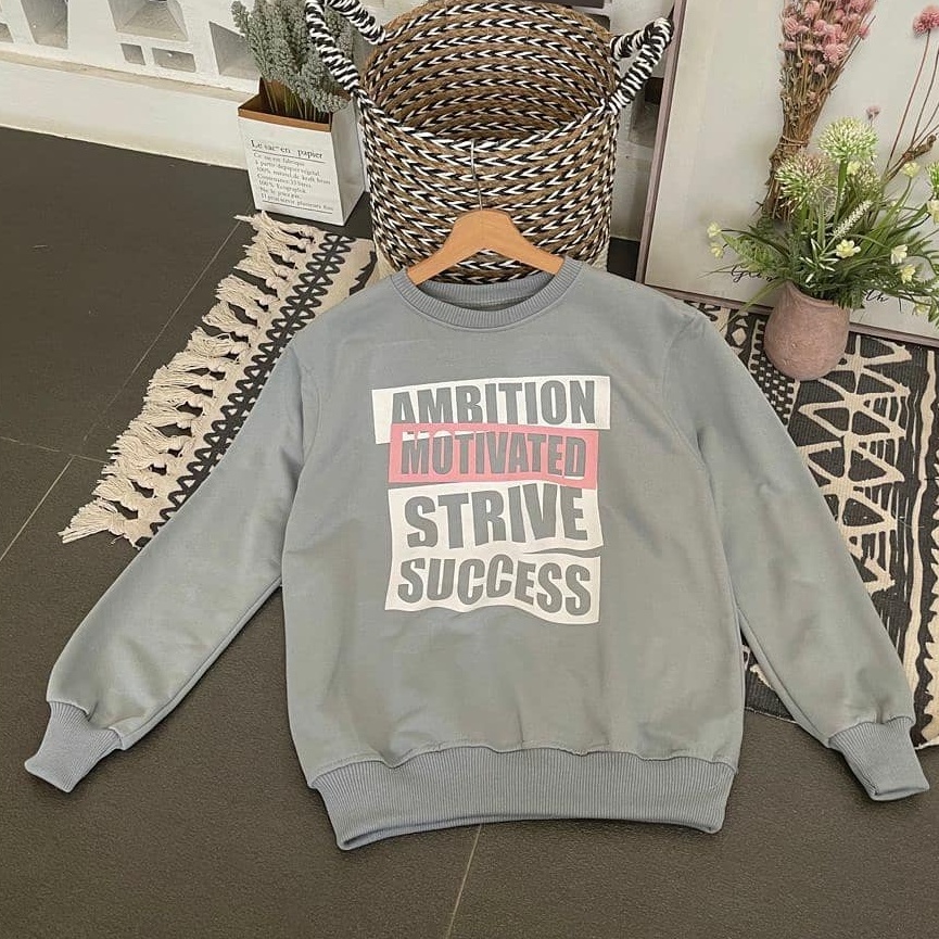 Primadona Sweatshirt Anak Tanggung Lettering Ambition Outwear Tebal