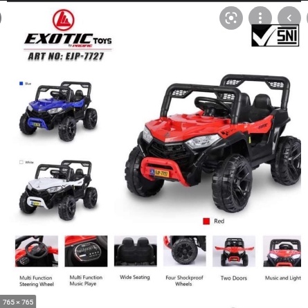 Mobil Mainan Aki Exotic EJP7727 / Mobil Remot / Mobil Aki Murah