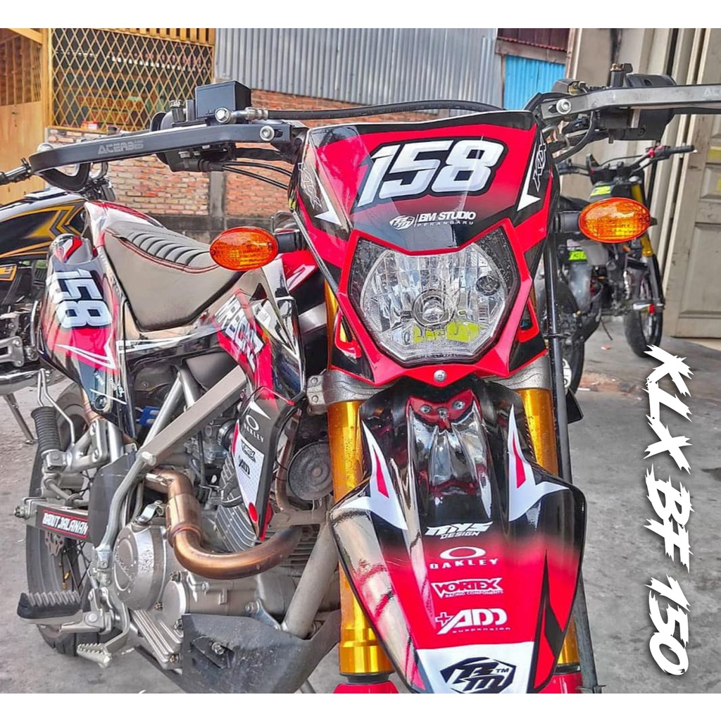 Decal Stiker KLX BF 150 / KLX BF SE EXTREME SUPERMOTO Full Body Sticker Custom Variasi MotorTrail
