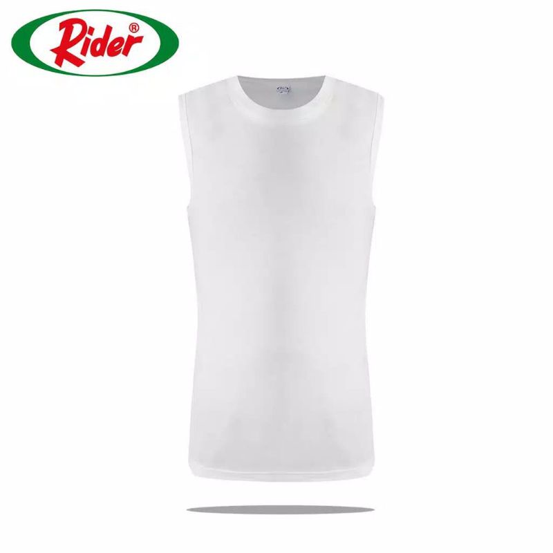 RIDER sport TANKTOP PRIA R227 B Round neck - Putih