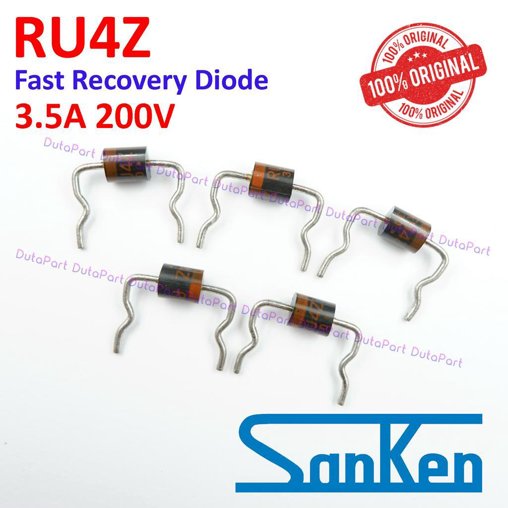 RU4Z 3.5A 200V ORIGINAL SANKEN JAPAN Fast Recovery Diode Dioda