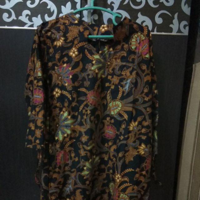 Maura Couple - Sania Ruffle Batik Couple Ori Ndoro Jowi Garansi Termurah Shopee - Batik Modern Solo