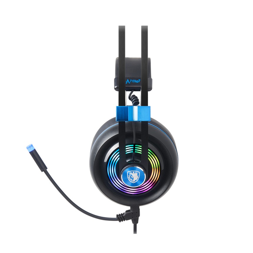 Headset Gaming Sades Armor Realtek Audio 7.1 with rgb light