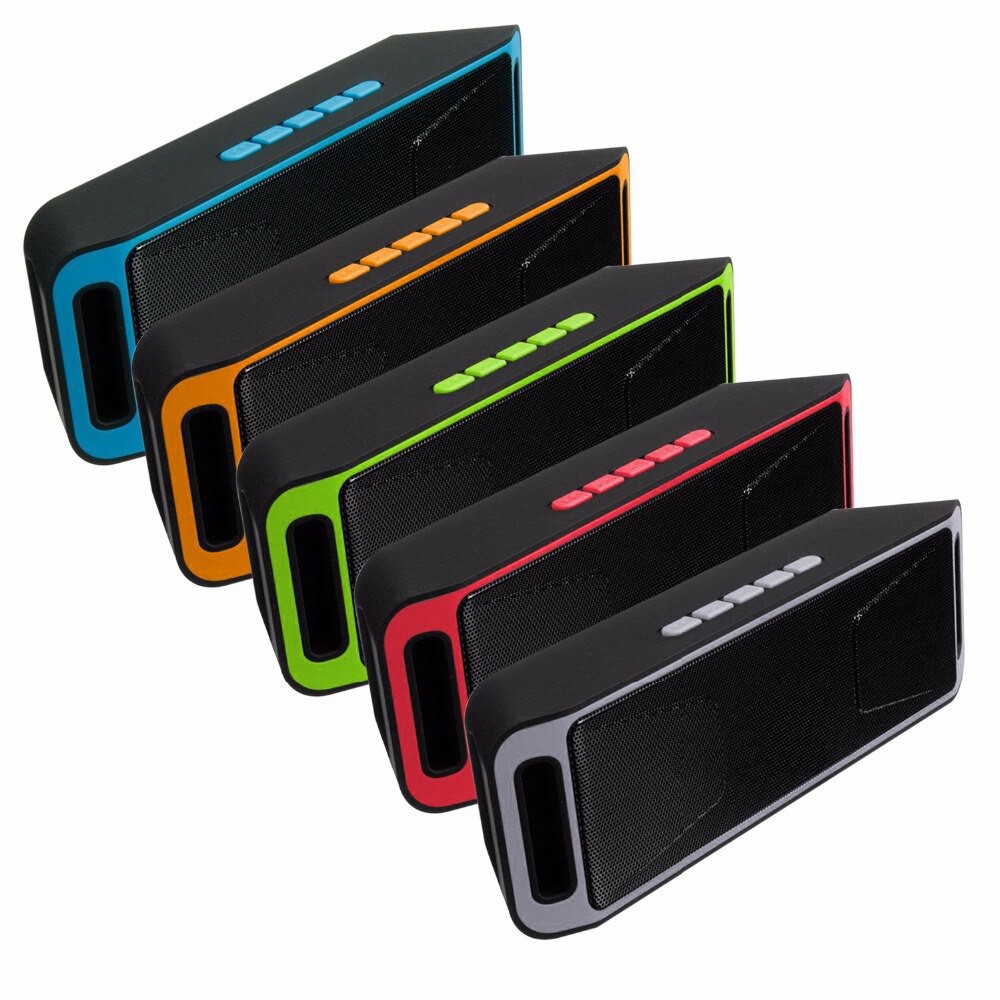 Speaker Bluetooth SC208 Mini Wireless Stereo Music Megabass Bahan DOVE Support TF/U