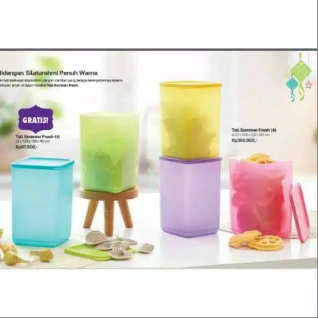 TALL SUMMER FRESH TUPPERWARE