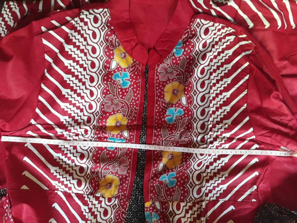 Ms Gamis Batik Sriwedari Maxi Bumil/busui Katun Sogan Allsize Ld 104..