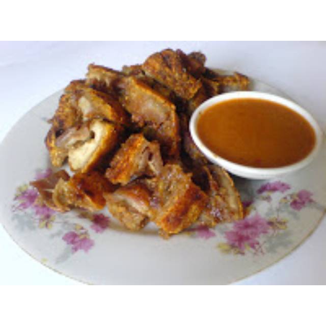 Non Halal BANGKA CRUNCHY GRILL PORK aka Babi Panggang Bangka 500gr CWIN SAUCU MakananKhasBangka