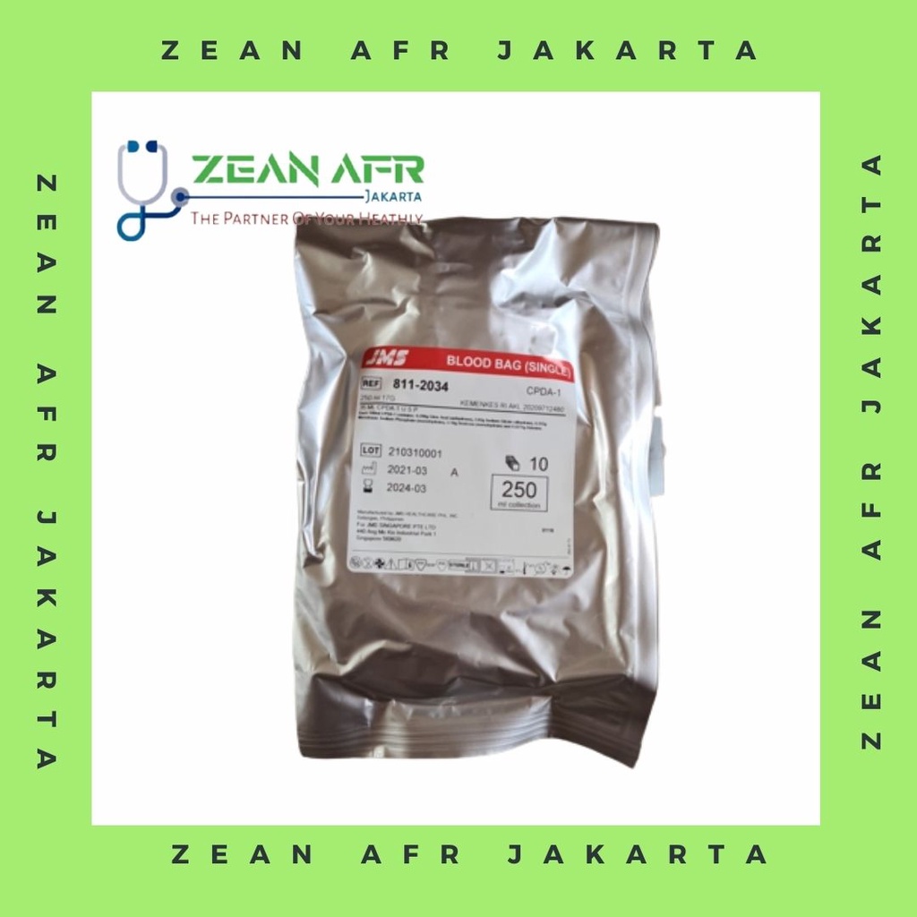 JMS blood bag single 250 ml