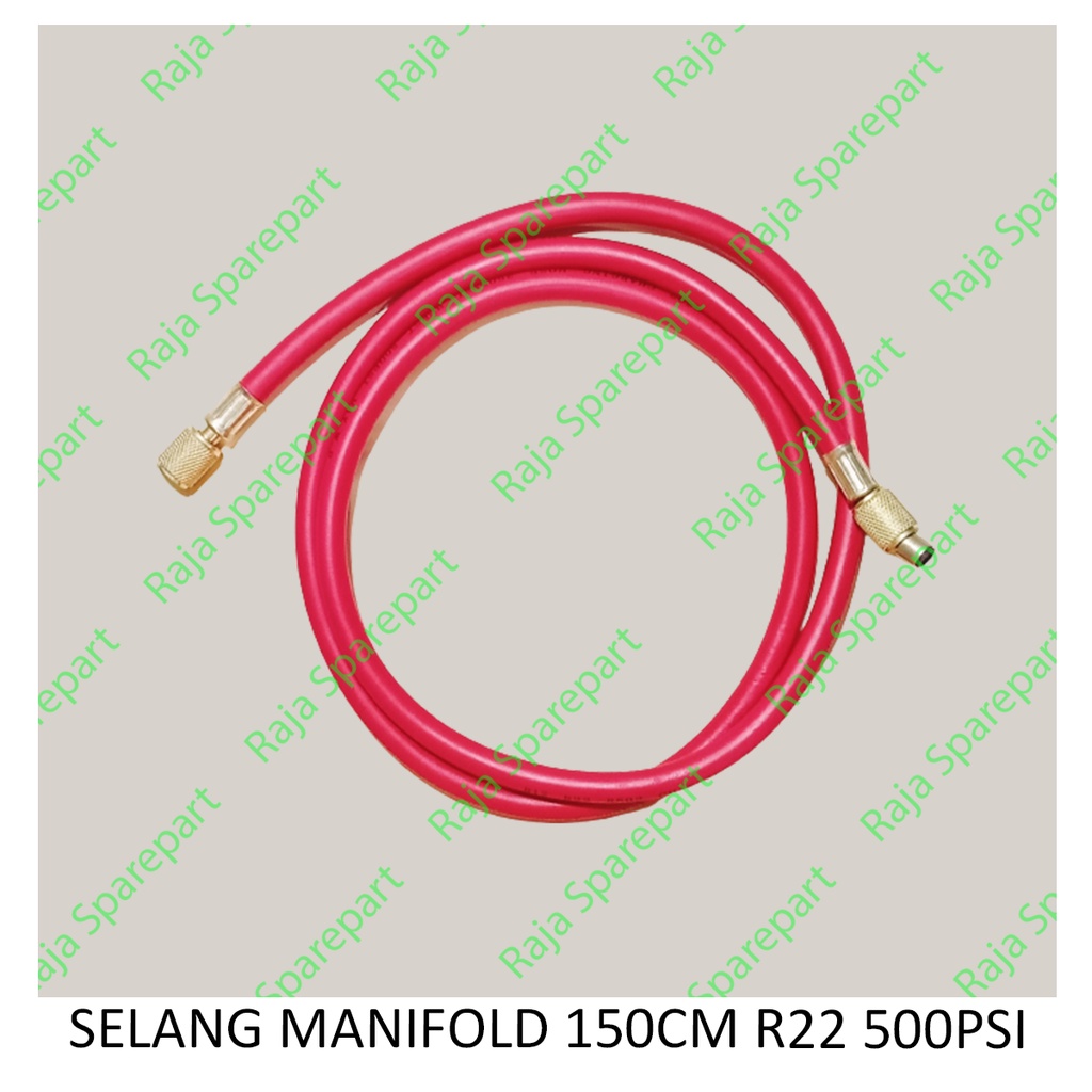 Selang Manifold R134/R22 150Cm 500Psi (Merah)