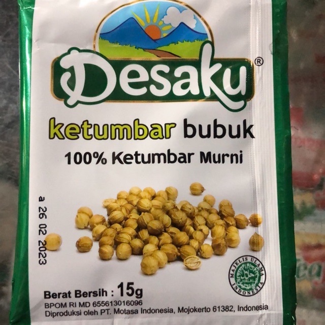 

Ketumbar Bubuk Desaku 12,5g