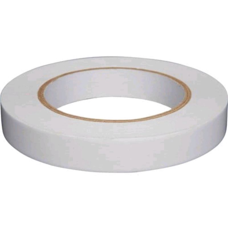 Vinztstore - Double Tape Besar Isolasi Solatip Blue Core Solatip Bening Double Tape Serbaguna