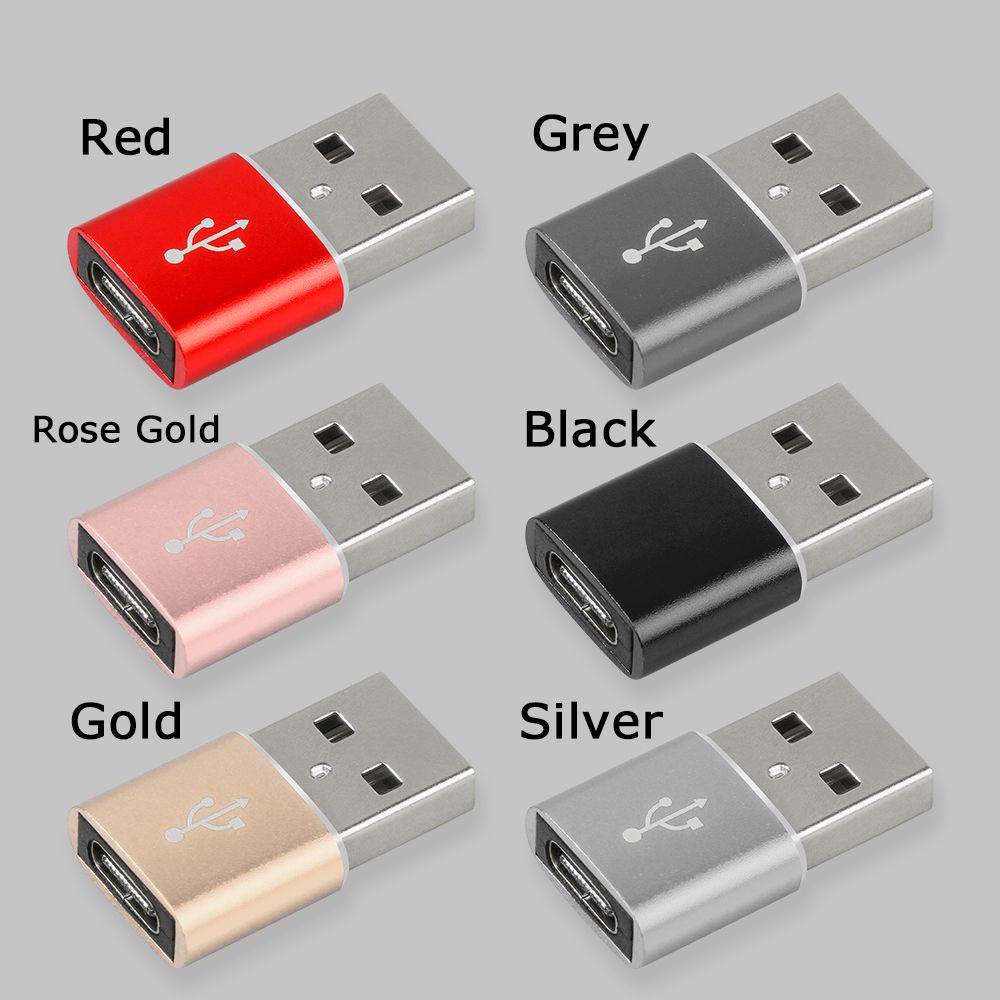 TOP For iPhone 12 11 Cable Adapter Metal Type C to USB 3.0 Converter New Mini Fast Charger Mobile Connector/Multicolor