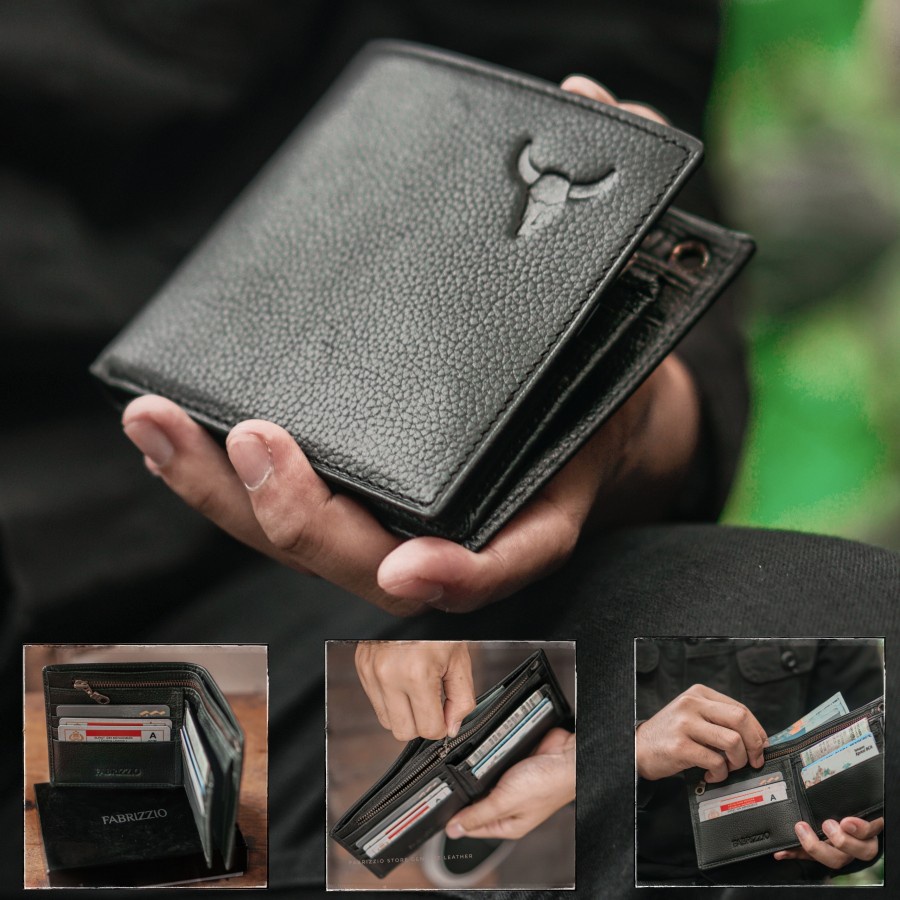 dompet pria rantai|dompet kulit asli