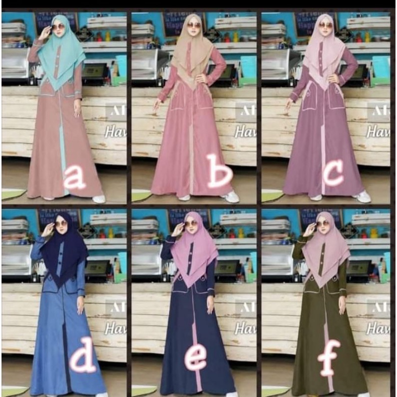 Set Gamis Hawa by ALUNA MIRRANDA