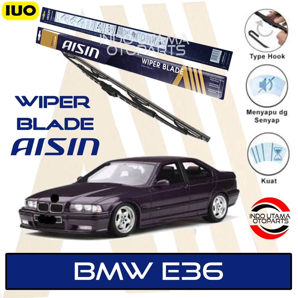 Wiper Mobil BMW E36 AISIN Sepasang 20-21&quot; ORIGINAL