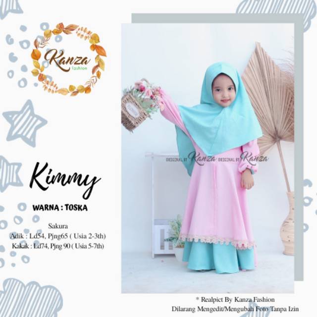Kimmy hijab anak by Kanza Fashion