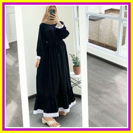 Gamis Wanita Kekinian Gamis Lebaran Gamis Ibu Ibu Elegan Gamis Syari Dewasa Remaja Gamis Jumbo Gamis