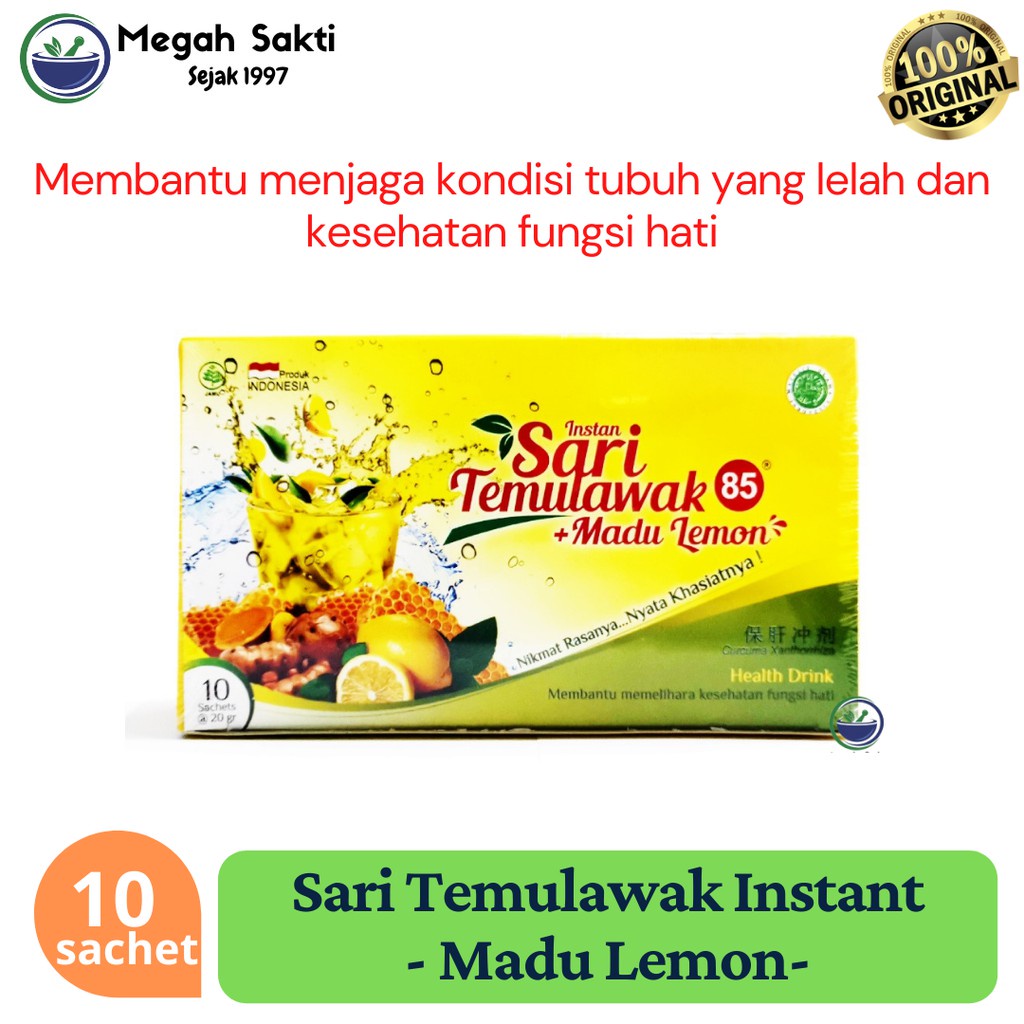 

Sari Temulawak 85 Instan Plus Madu Lemon - Menjaga Kesehatan Tubuh