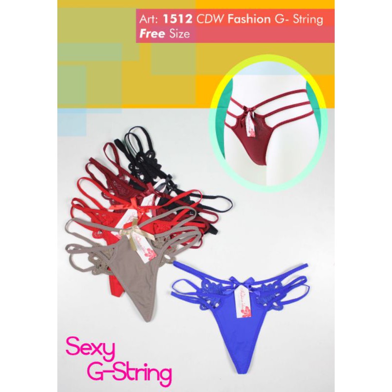 [Ready Jakarta] G String / Celana Dalam Wanita Sexy Art 1512 &amp; 1029