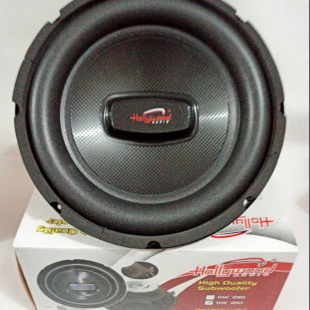 Subwoofer Hollywood HW-1210 - Subwoofer 12 inch Hollywood Doble Coil New - Variant Terbaru