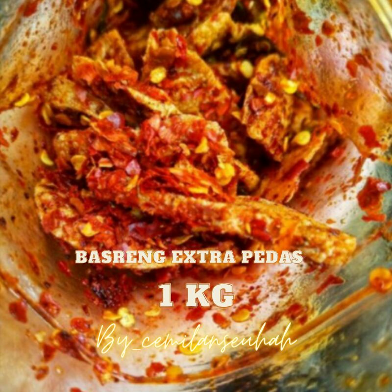 Basreng EXTRA PEDAS NAMPOOL daun jeruk isi 1kg