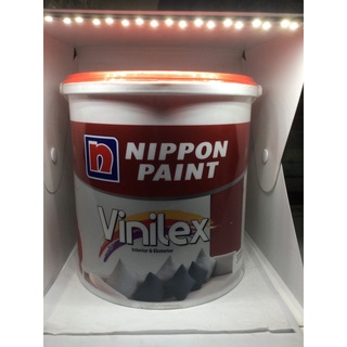 Jual NIPPON PAINT VINILEX Cat Tembok PUTIH Brilliant White/ 300SS 5 Kg ...