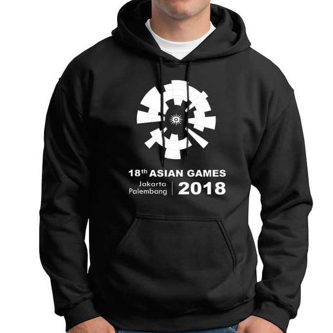 Jaket Sweater Hoodie Jumper Asian Games 2018 Pria Wanita