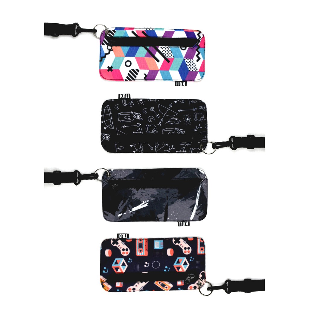 Dompet HP ID Holder // Sling Phone Premium // Gantungan Leher Wanita Pria Motif // Hanging Phone Wallet By- KALI.BDG