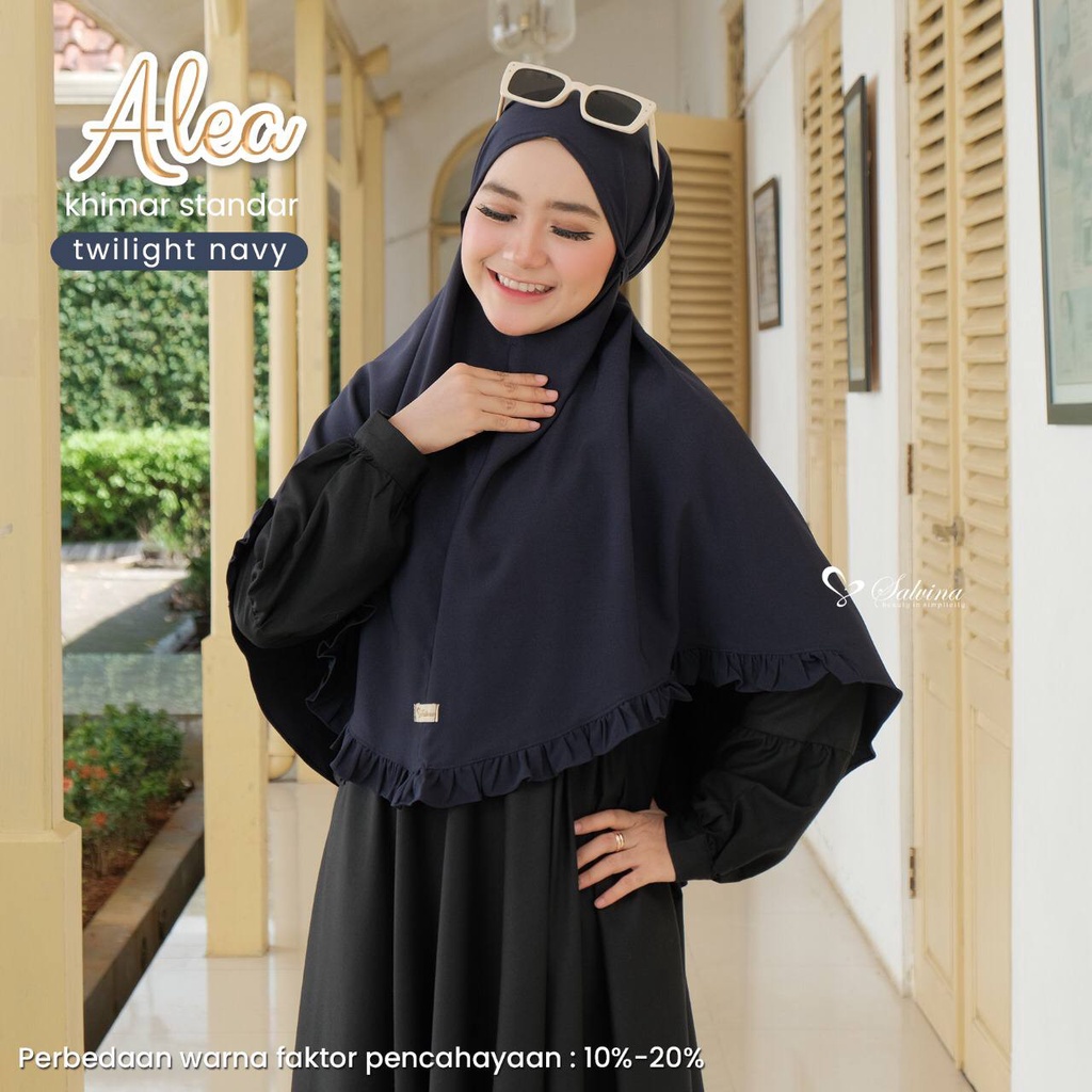 Jilbab Khimar Khimar Simple Khimar Alea Warna Twilight Navy