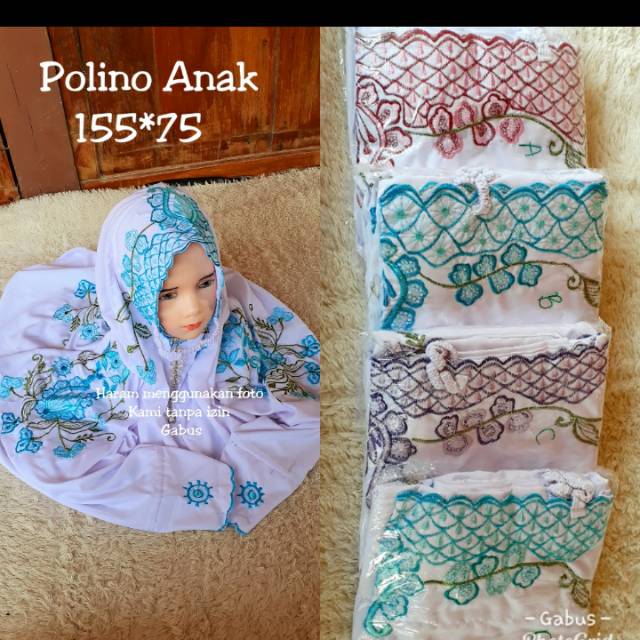 Mukena Terusan Bordir Anak,Mukena Lajur Untuk Anak,Mukena Anak