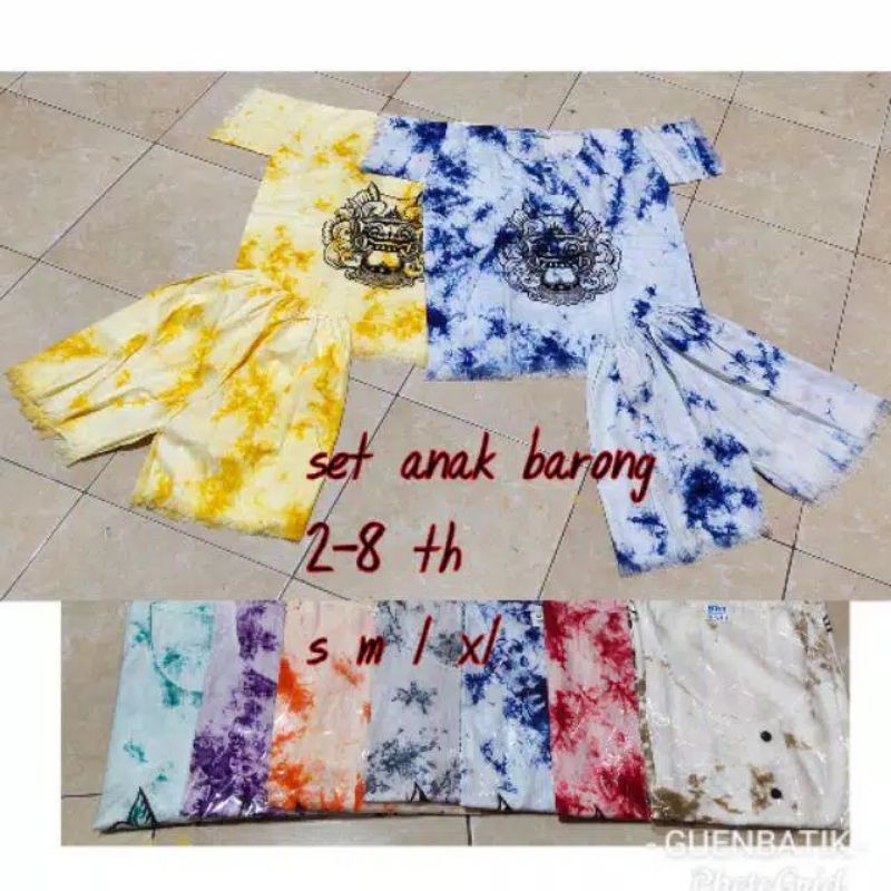 KAOS BARONG YANTREN TIEDIE BEST SELLER BAJU PANTAI KHAS BALI