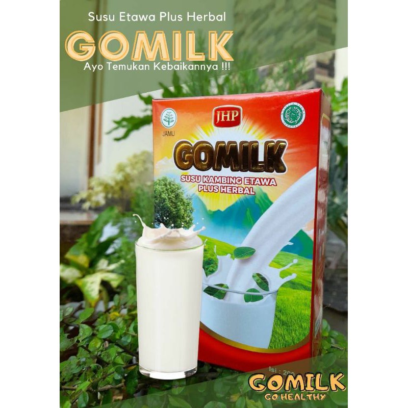 

GoMilk susu kambing etawa plus herbal