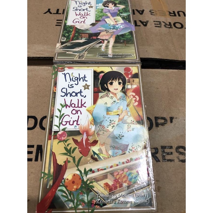 Buku komik night is short, walk on girl cabutan