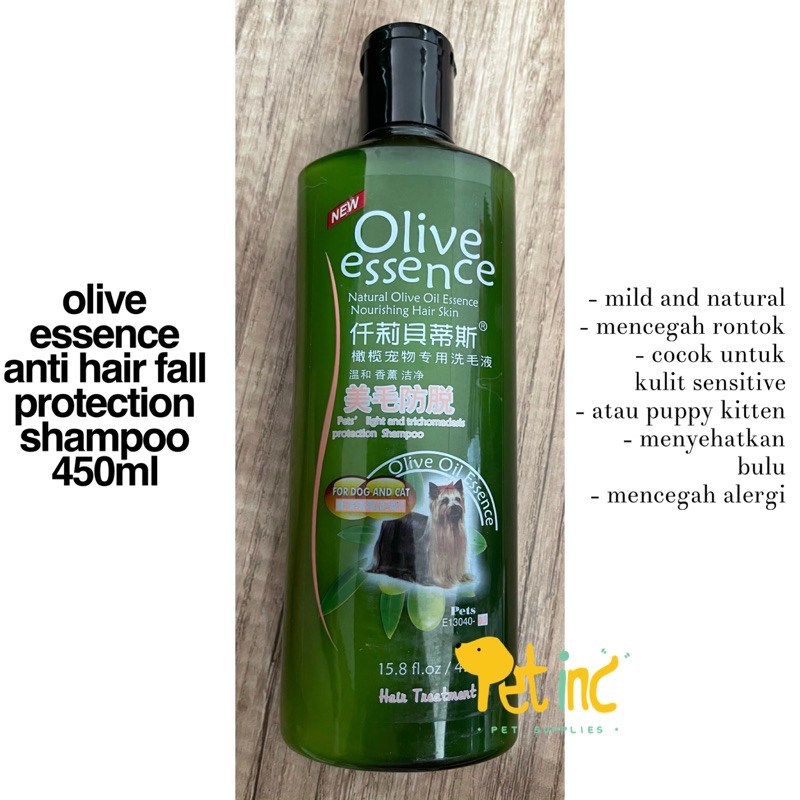 Olive essence shampoo anti rontok /anti hair fall 450ml