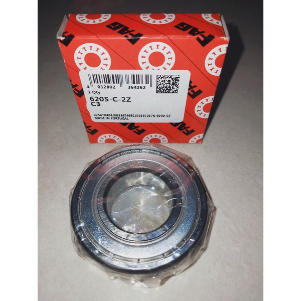 Laher - Klaher - Bearing FAG 6205 C 2Z C3 - FAG 6205-C-2Z C3 - Made in Portugal