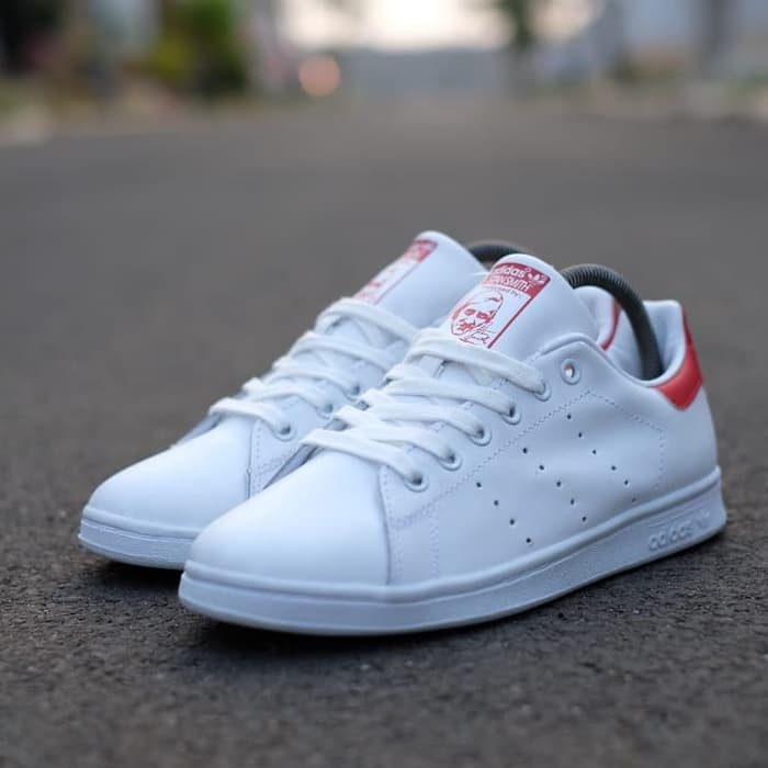 Adidas Stan smith white red