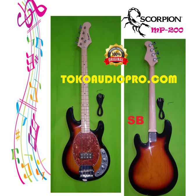 Gitar Bass Murah Scorpion Mp 200/4 String