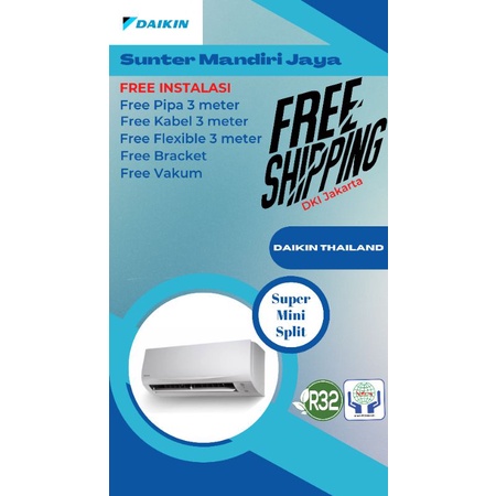 Daikin 1PK FTC25NV14 AC Split Standard Thailand 1 PK