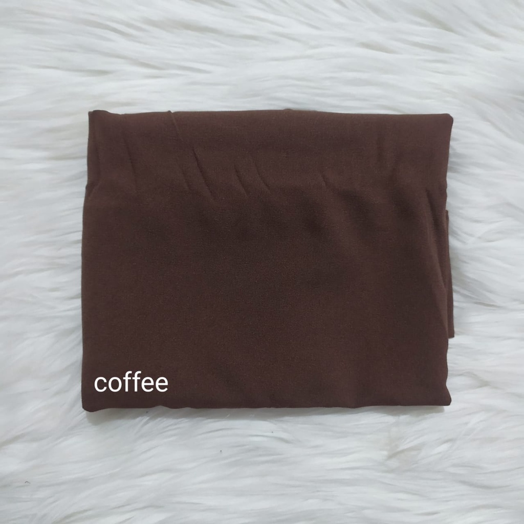 Bisa Cod Pasmina diamond 170x70cm / pashmina sabyan /pashmina diamond premium-Coffe