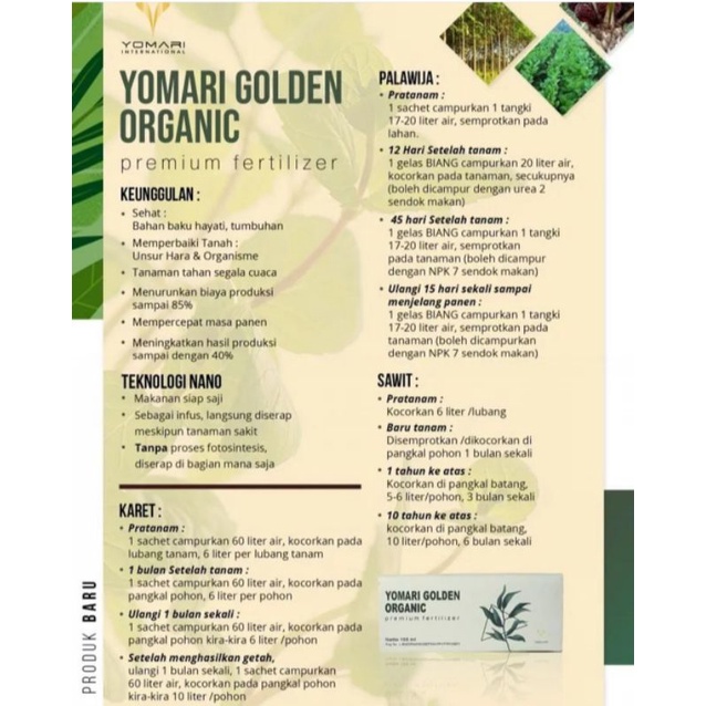 YOMARI GOLDEN ORGANIK MAGETAN